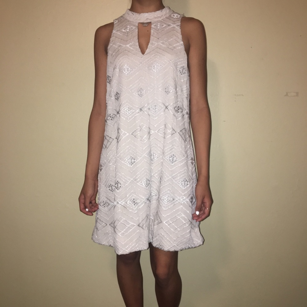 Soft White Shift Dress